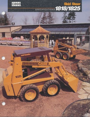 Smykem řízené nakladače Case 1825 