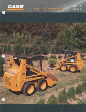 Smykem řízené nakladače Case 1825 