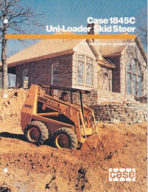 Smykem řízené nakladače Case 1845C 