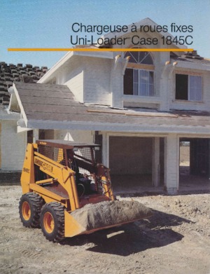 Smykem řízené nakladače Case 1845C 