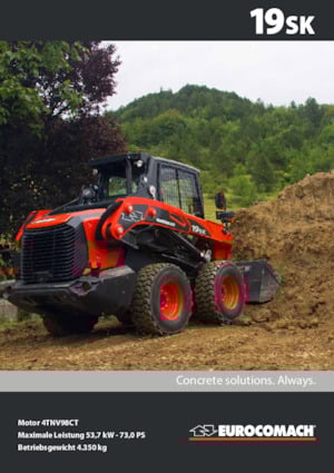 Smykem řízené nakladače Eurocomach 19 SK