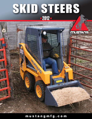 Smykem řízené nakladače Mustang 2012