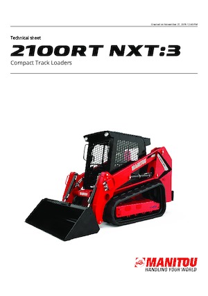 Smykem řízené nakladače Manitou 2100RT NXT:3