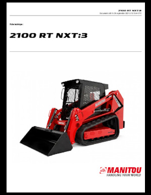 Smykem řízené nakladače Manitou 2100RT NXT:3