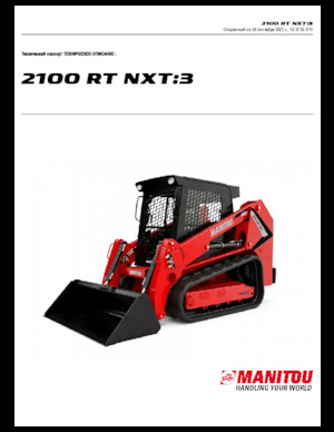 Smykem řízené nakladače Manitou 2100RT NXT:3