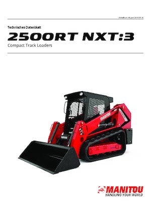 Smykem řízené nakladače Manitou 2500RT NXT:3