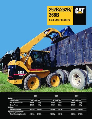 Smykem řízené nakladače Caterpillar 252B