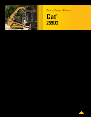 Smykem řízené nakladače Caterpillar 259D Serie 3 Deltalader