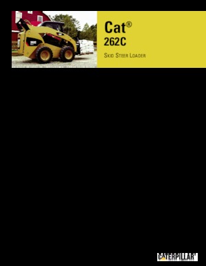 Smykem řízené nakladače Caterpillar 262C