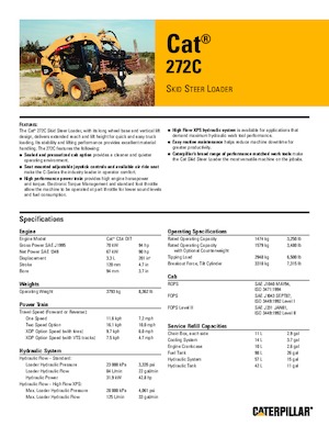 Smykem řízené nakladače Caterpillar 246C