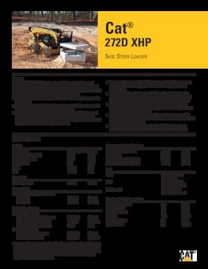 Smykem řízené nakladače Caterpillar 272D XHP