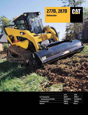 Smykem řízené nakladače Caterpillar 277 B