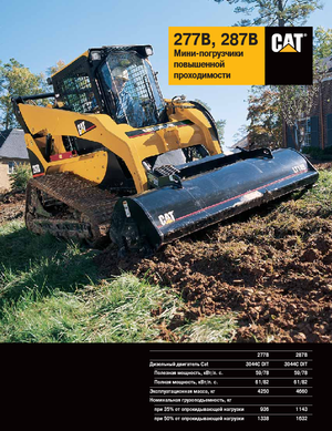 Smykem řízené nakladače Caterpillar 277 B