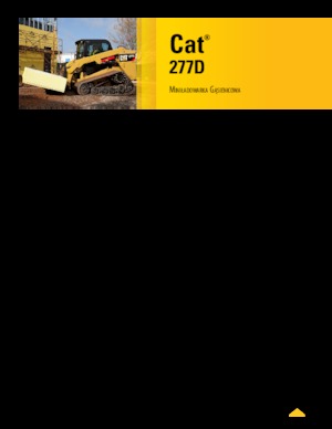 Smykem řízené nakladače Caterpillar 277D