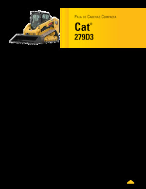 Smykem řízené nakladače Caterpillar 279D Serie 3 Deltalader
