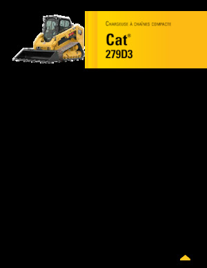 Smykem řízené nakladače Caterpillar 279D Serie 3 Deltalader