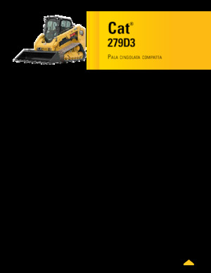 Smykem řízené nakladače Caterpillar 279D Serie 3 Deltalader