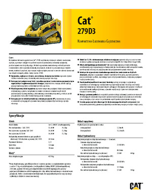 Smykem řízené nakladače Caterpillar 279D Serie 3 Deltalader