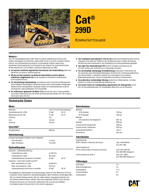 Smykem řízené nakladače Caterpillar 299D2 XHP