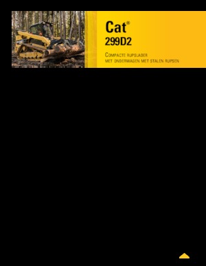 Smykem řízené nakladače Caterpillar 299D2