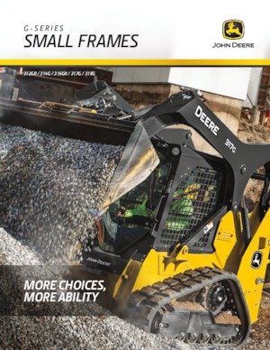 Smykem řízené nakladače John Deere Construction 316GR