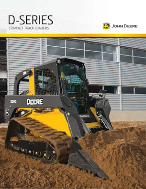 Smykem řízené nakladače John Deere Construction 329D