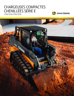 Smykem řízené nakladače John Deere Construction 329E