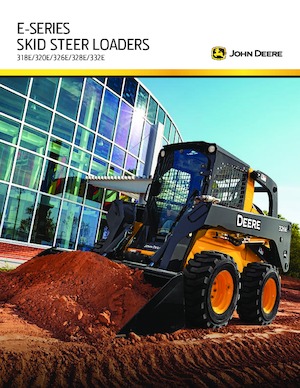 Smykem řízené nakladače John Deere Construction 332E