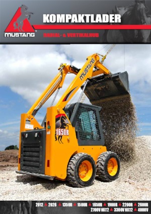 Smykem řízené nakladače Mustang 3300 V