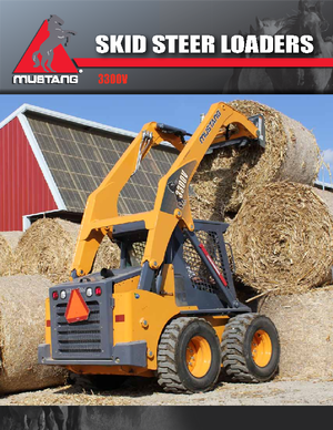 Smykem řízené nakladače Mustang 3300 V