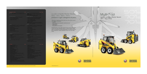 Smykem řízené nakladače Wacker Neuson 701 s