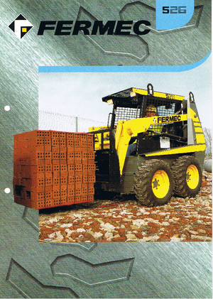 Smykem řízené nakladače Terex-Fermec 526
