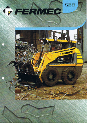 Smykem řízené nakladače Terex-Fermec 528 XP