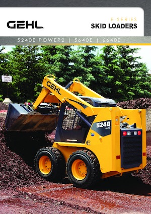 Smykem řízené nakladače Gehl 5640E