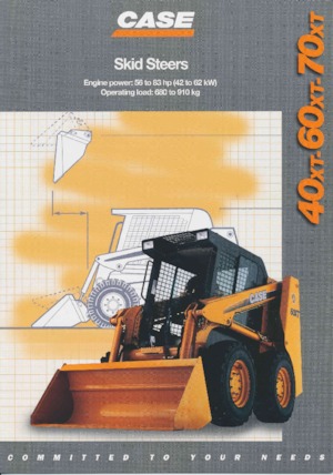 Smykem řízené nakladače Case 60XT