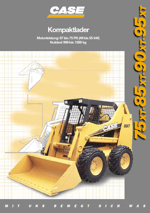 Smykem řízené nakladače Case 75 XT