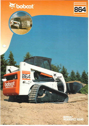 Smykem řízené nakladače Bobcat 864 G