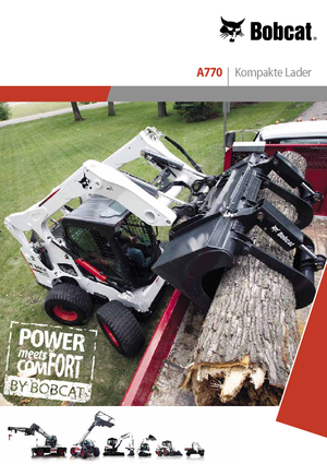 Smykem řízené nakladače Bobcat A770