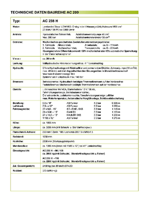 Kolové nakladače ANDI-Berning AC 238 H