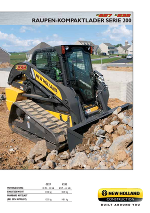 Smykem řízené nakladače New Holland C232