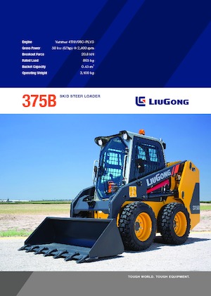 Smykem řízené nakladače Liugong 375B