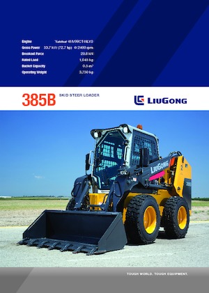 Smykem řízené nakladače Liugong 385B