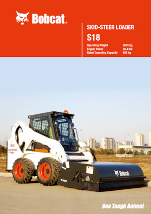 Smykem řízené nakladače Bobcat Earthforce S18