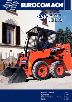 Smykem řízené nakladače Eurocomach ESK 130.5