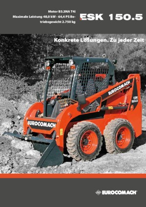 Smykem řízené nakladače Eurocomach ESK 150.5