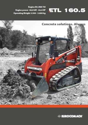 Smykem řízené nakladače Eurocomach ETL 160.5