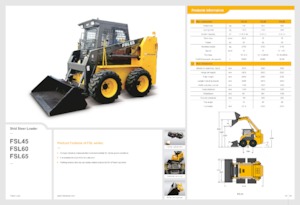 Smykem řízené nakladače Foton Lovol FSL60