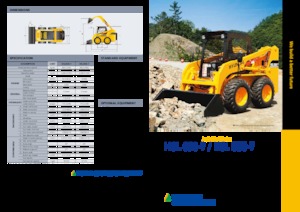 Smykem řízené nakladače Hyundai HSL 650-7