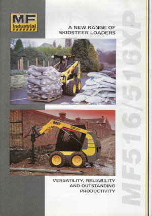 Smykem řízené nakladače MF Industrial MF 516 XP