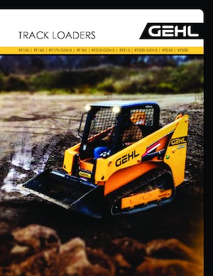 Smykem řízené nakladače Gehl RT165